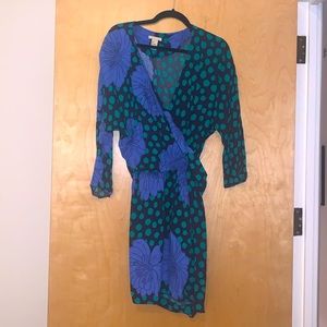 Stunning H&M Wrap Floral Dress, Size  4